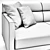 Camerich AMOR: Sleek and Stylish Two-Seat Sofa 3D model small image 3