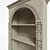 Carved Wooden Shelving Unit 3D model small image 2