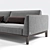 Elegant Akita Busnelli Sofa: Castello Lagravinese Design 3D model small image 2