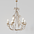 Elegant Brass Chandelier: Louise Bradley 3D model small image 1