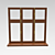 Classic Wood Window Sill | Vintage Elegance 3D model small image 2