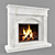 Classic Fireplace: Timeless Elegance 3D model small image 2