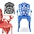 Seletti Industrial Aluminum Armchairs 3D model small image 2