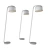 Elegant Pernille Floor Lamp 3D model small image 2