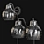 Elegant and Versatile Wall Lamps: Louis Poulsen VL Ring Crown Wall 1 and 2 3D model small image 2