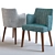 Elegant Gothic Chair: OTTO STELLE 3D model small image 1
