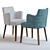 Elegant Gothic Chair: OTTO STELLE 3D model small image 2