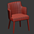 Elegant Gothic Chair: OTTO STELLE 3D model small image 3