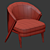 Caramel Supreme Luxury Car Seat 3D model small image 3
