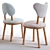 Oops Solid Oak Chairs by Pierre Yovanovitch 3D model small image 2