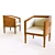 Elegant and Chic Chair 3D model small image 1