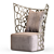 Icona Erba Italia Armchair - Elegant and Luxurious 3D model small image 1