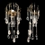 Impero Gold 770mm Italian Wall Sconce 3D model small image 1