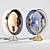 Bomma Orbital Glass Table Lamp: Hand-blown, Hypnotic Design 3D model small image 2