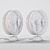Bomma Orbital Glass Table Lamp: Hand-blown, Hypnotic Design 3D model small image 3