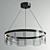 Elegant Stratos Chandelier 3D model small image 1