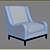 Sleek Shadow Chair 3D model small image 2