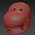 Sleek Bell Bullitt Motorcycle Helmet 3D model small image 3