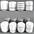 Versatile Poufs Set 02: Aesthetic, Comfortable, and Functional 3D model small image 2