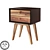 Dastin Bedside Table - Quality Woodcraft 3D model small image 2
