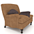 Elegant Culver Chair - Timeless Comfort 3D model small image 2