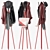 Splash Modern Coat Rack 3D model small image 1