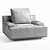 Luxury Bruce Armchair - Alberta Design 3D model small image 3