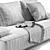 Alberta Design Bruce Sofa: Elegant and Sleek 3D model small image 3