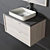 Indiana 90cm: Stylish Bathroom Furniture 3D model small image 2