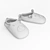 Fuzzy Bear Kids Slippers 3D model small image 3
