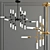 Kinetic Symmetry Pendant Light 3D model small image 1