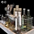 Sleek Kitchen Accessorie Set 3D model small image 2
