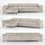 Modern Comfort: Gamma Design's Edwin Sofa 3D model small image 2