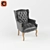 Timeless Elegance: Classic Armchair 3D model small image 1