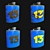 Versatile Liquid Storage Flask 3D model small image 2
