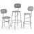 Elevate Your Seating: Afteroom Chairs Plus Collection 3D model small image 3