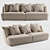 Alberta Audrey Sofa: Elegant Design, Superior Comfort 3D model small image 1