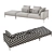 Modern Michel Effe Sofa: High-Quality 3D Model 3D model small image 3