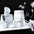 Elegant Silver Bath Set | Modern Bathroom Accessories 3D model small image 3