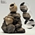 Elegant Fountain Oasis: 115x110x150cm 3D model small image 1