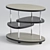 Sleek Oval Table 85 3D model small image 1