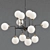 RH Bistro Globe Chandelier 3D model small image 1