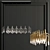 Elegant Rameau Linear Chandelier 3D model small image 2