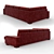 Modern Manchester Sofa: Versatile Comfort and Style 3D model small image 2