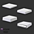 OM Gypsum 3D Panel: TETRIS LED Masterpiece! 3D model small image 1