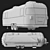 Luxury Airstream Travel Trailers 3D model small image 3