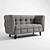 Signal CASTELLO 2 LIRA 09 Leather Sofa 3D model small image 1