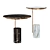 Modern Two-Tone Coffee Tables 3D model small image 1