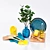 IKEA Summer Set: Artificial Leaf, Serving Dish, Plate Holder, Chopping Boards, Cutlery, Table Runner, Bowl, Dessert 3D model small image 6