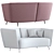 Elegant Bonaldo Arno Sofa: Modern Comfort and Style 3D model small image 3